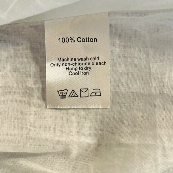 Duffield Lane Cotton Poplin Ruffled The Flora Dress in Blue Breeze Medium - Picture 12 of 13